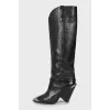 Black Cossacks with metal toe