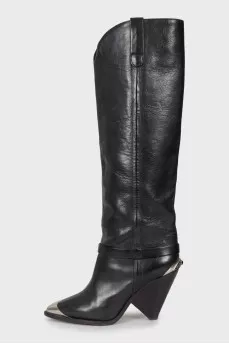 Black Cossacks with metal toe