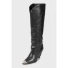 Black Cossacks with metal toe