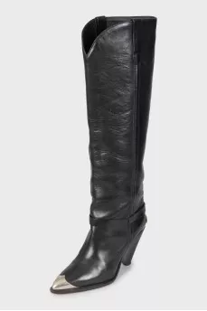 Black Cossacks with metal toe