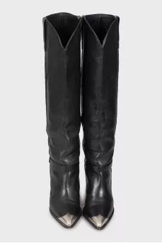 Black Cossacks with metal toe