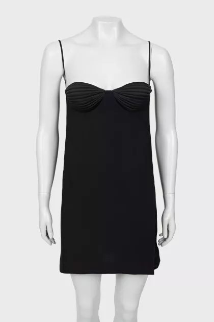 Mini dress with tag