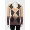 Cardigan with gradient effect