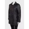 Quilted fleece jacket