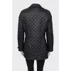Quilted fleece jacket