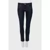 Dark blue low rise jeans 