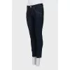 Dark blue low rise jeans 