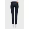 Dark blue low rise jeans 