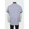 Men's checkered shirt with tag