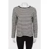 Black and white striped long sleeve