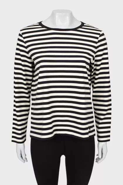 Black and white striped long sleeve