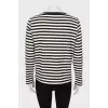 Black and white striped long sleeve
