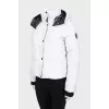 Black and white quilted jacket