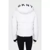 Black and white quilted jacket