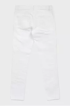 Білі джинси slim fit