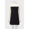 Two-tone shift dress