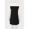 Two-tone shift dress