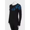 Sweatshirt decorated with embroidery