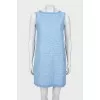 Blue A-line mini dress