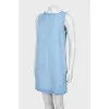 Blue A-line mini dress