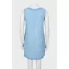 Blue A-line mini dress