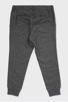 Men's gray wool trousers