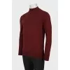 Men's wool and cashmere golf