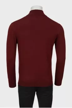 Men's wool and cashmere golf