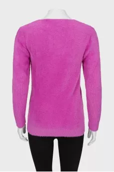 Long pile sweater