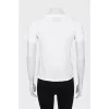 White T-shirt with patch