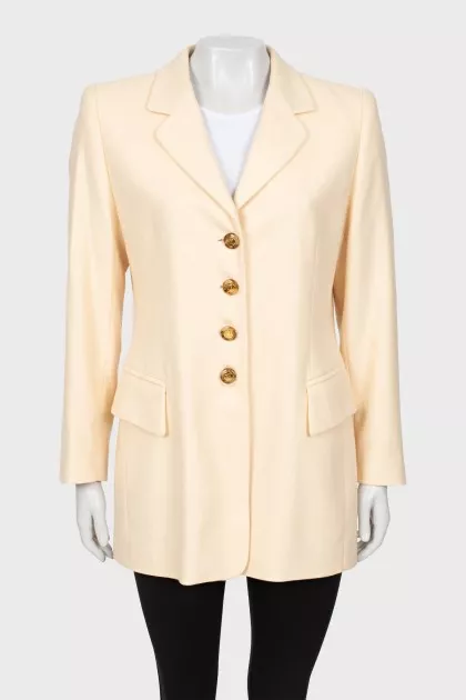 Cashmere and silk jacket