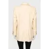 Cashmere and silk jacket