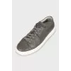 Men's leather sneakers