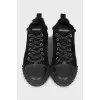 Men's insulated suede sneakers