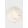 Wool beret with decor