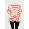 Striped linen T-shirt