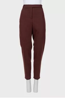 Classic cashmere trousers