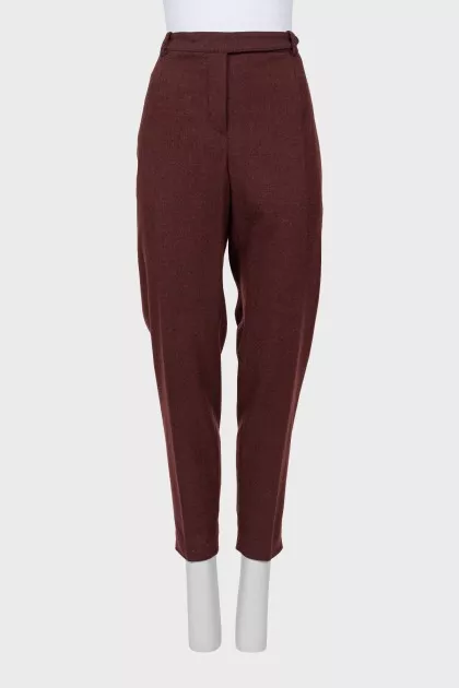 Classic cashmere trousers