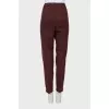 Classic cashmere trousers