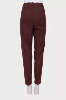Classic cashmere trousers