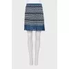 Straight skirt with pattern