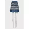 Straight skirt with pattern