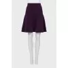 Purple patterned skirt