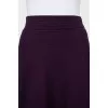Purple patterned skirt