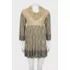 A-line dress with frill