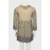 A-line dress with frill
