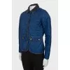 Quilted jacket with snap buttons