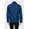 Quilted jacket with snap buttons