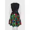 Floral silk dress