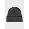 Wool hat with stripes